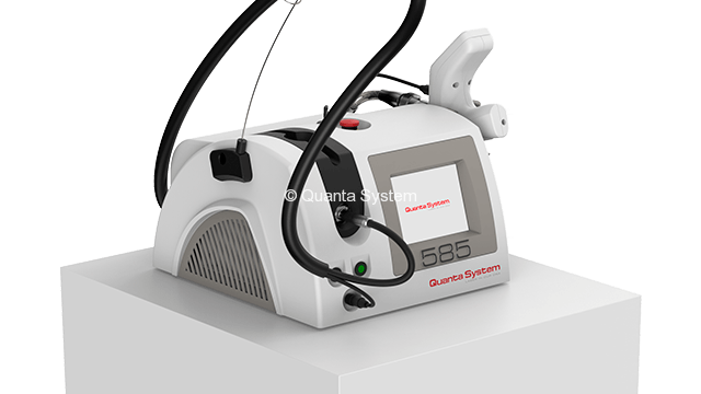 Quanta System 585nm Solid state laser System for Vascular Lesions side view